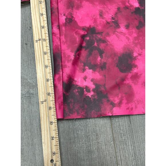 I.AM.GIA Womens Pantea Pink Buckle Faux Leather Pants Tie Dye Flare Leg Size S - Picture 2 of 11